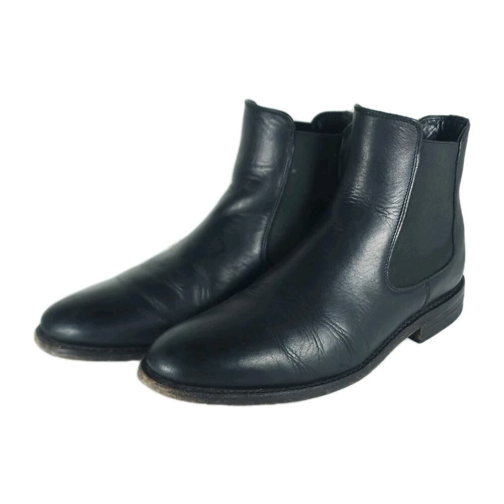 THURSDAY Boot Company Men’s Cavalier US8,5 Black Leather Pull On Chelsea Boots